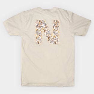 cat letter N(the cat forms the letter N) T-Shirt